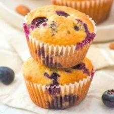 Almond Flour Blueberry Muffins (Gluten-Free, Dairy-Free)