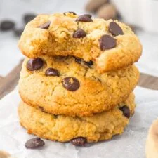Cookies aux pépites de chocolat et à la farine d’amande (sans gluten et sans produits laitiers)