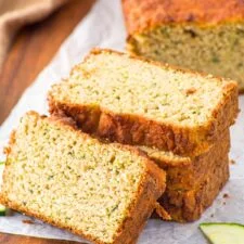 Almond Flour Zucchini Bread (Gluten-Free, Dairy-Free)