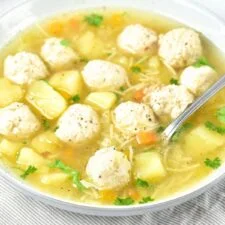 Chicken Meatball Soup (Gluten-Free, Dairy-Free)