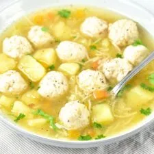 Chicken Meatball Soup (Gluten-Free, Dairy-Free)