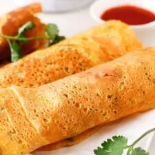 Crepes salados de harina de garbanzo (sin gluten, veganos)