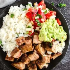 Easy Chipotle Steak Bowl (Gluten-Free, Dairy-Free)