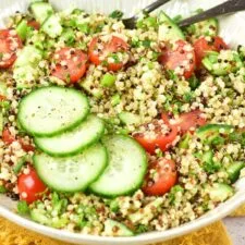 Gluten-Free Tabbouleh (Quinoa Tabbouleh Salad)