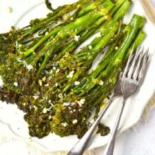 Roasted Garlic Broccolini (Gluten-Free, Vegan)