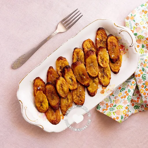 Plátanos Maduros Fritos en Freidora de Aire [Vídeo y Receta]