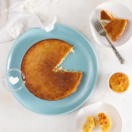 Dulce de Coco Horneado [Vídeo y Receta] Pastel de Coco sin Harina