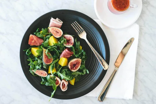 Fig, Golden Beet and Prosciutto Salad with Fig Vinaigrette