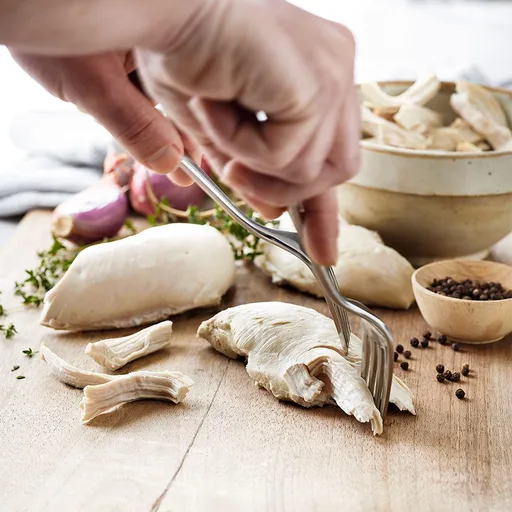 Receta maestra de pollo desmenuzado