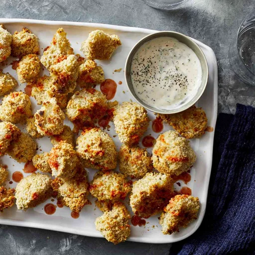 Vegan Cauliflower Buffalo Wings
