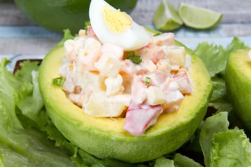 Receta de palta rellena vegetariana