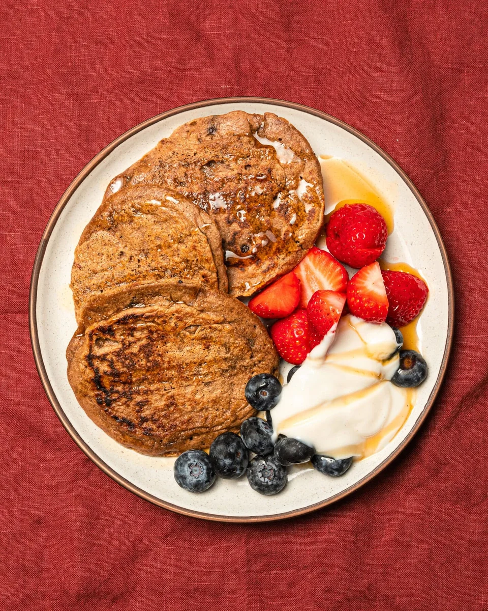 Roasted Millet and Oat Pancake
