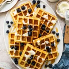 Homemade Buttermilk Waffles Recipe