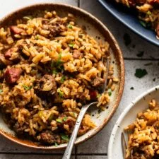 Oven-Baked Cajun Dirty Rice