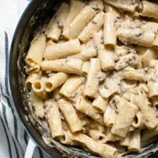 One-Pot Creamy Beef Pasta