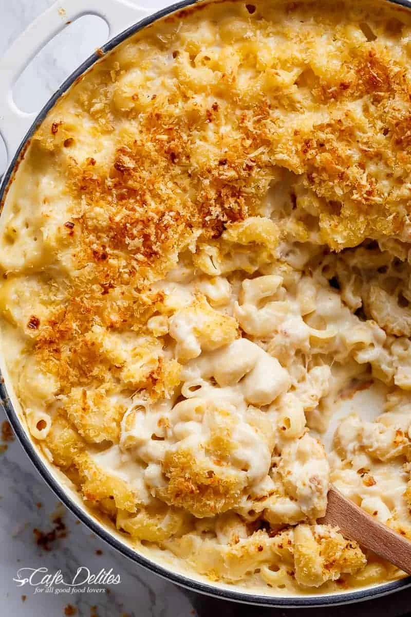 Garlic Parmesan Mac And Cheese