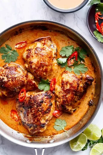 Receta fácil de pollo satay tailandés