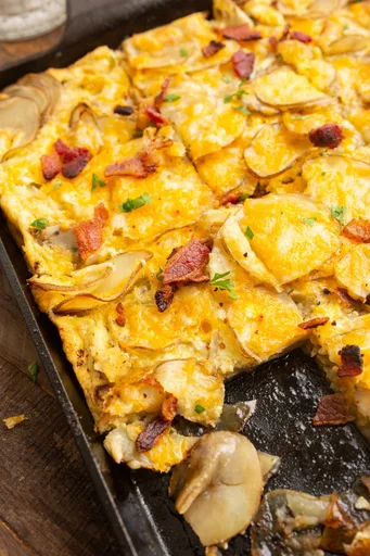 Scalloped Potato Breakfast Casserole