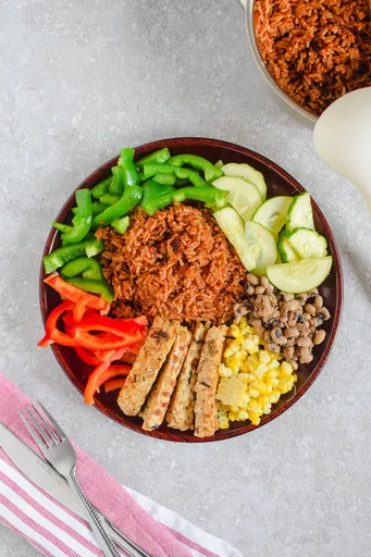 The Tastiest Vegan Jollof Rice