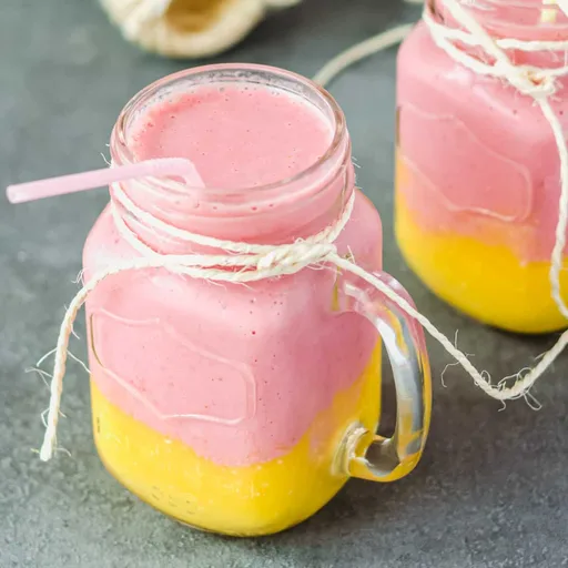 Batido de fresa y mango