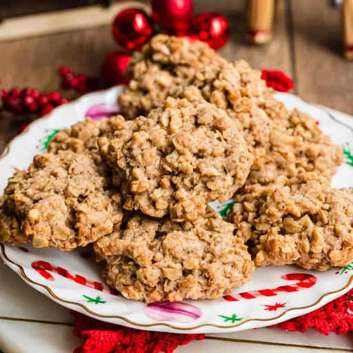 Haferflocken Plätzchen mit Mandeln – Knusprig und vegan für die Weihnachtszeit