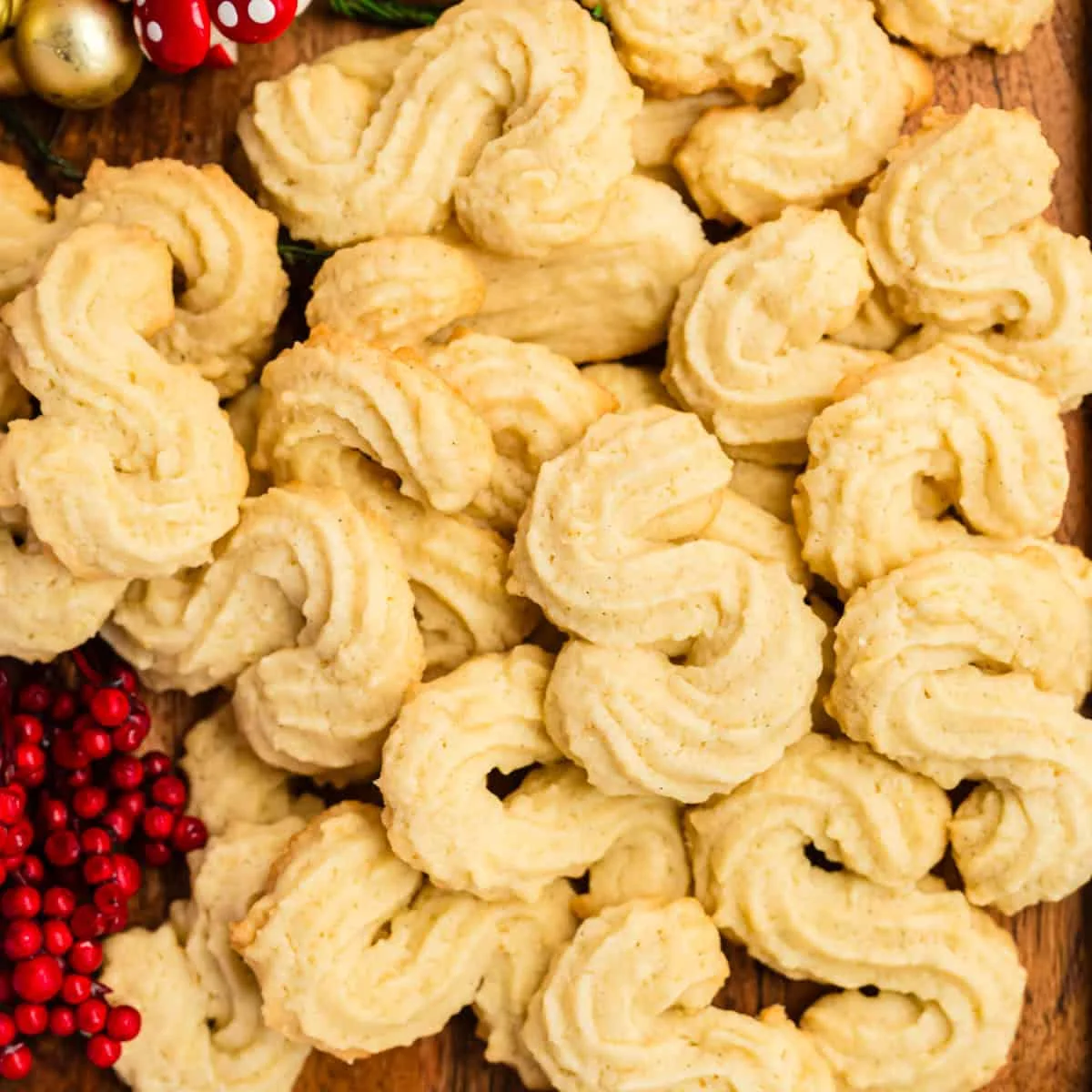 Veganes Dänisches Spritzgebäck – super einfache Plätzchen