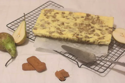 Cheesecake poires speculoos