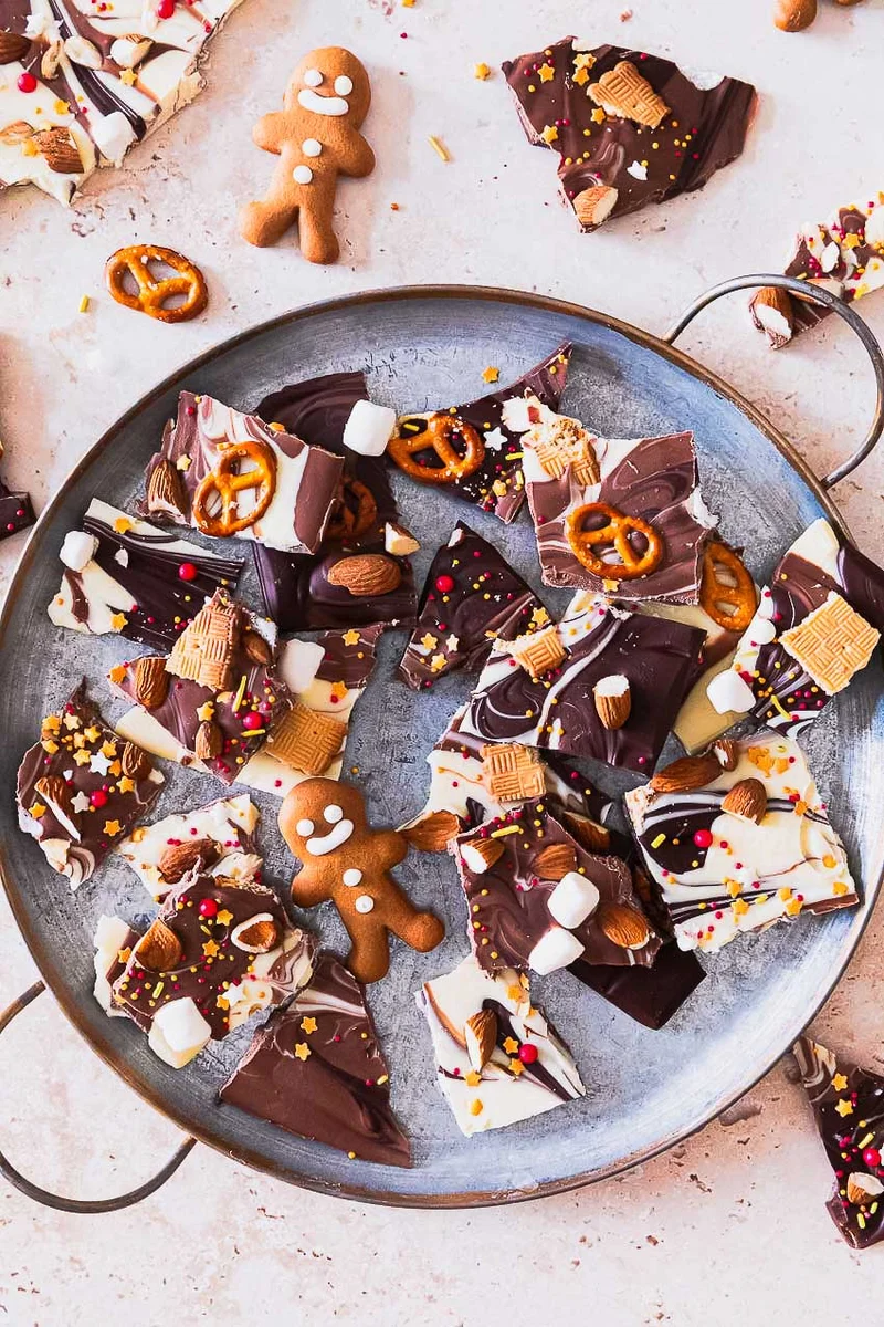 Tablette de chocolat de Noël