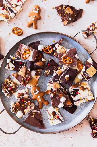Tablette de chocolat de Noël