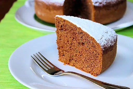 Bizcocho de chocolate y calabacín