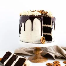 Tarta de Capas de Chocolate y Cerveza Stout
