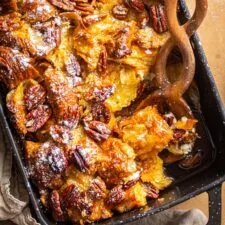 Maple Pecan Croissant French Toast Bake