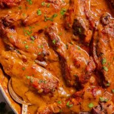 The Best Smothered Turkey Wings