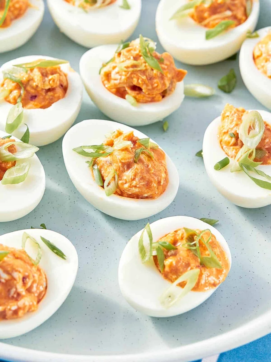 Buffalo Chicken Deviled Eggs Recipe