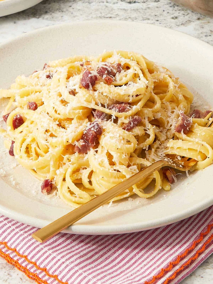Creamy Pasta Carbonara Recipe