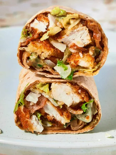 Crispy Chicken Caesar Wrap Recipe