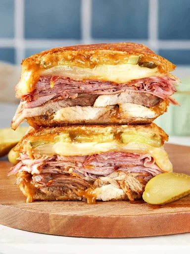 Receta de sándwich cubano