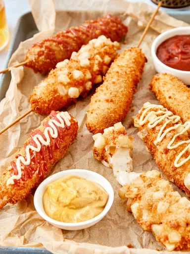 Receta de banderillas coreanas