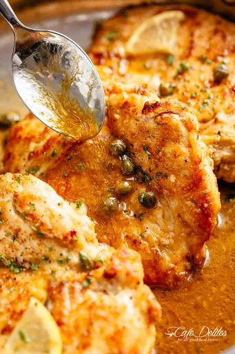 Pollo Piccata al Ajillo