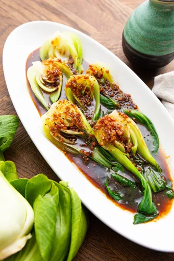 Bok Choy with Garlic Sauce
