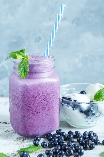 Batido de frutos rojos