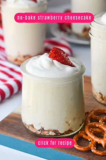 Tarta de Queso con Fresa sin Cocción