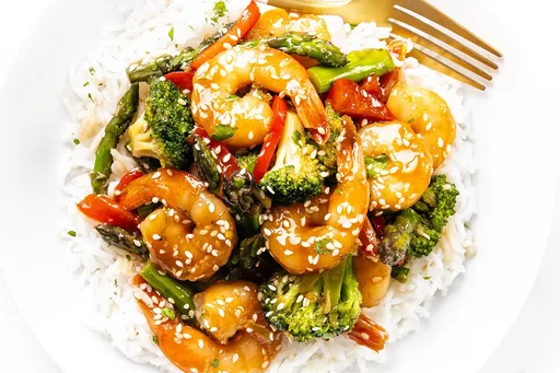 Salteado de Gambas