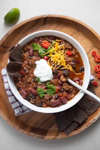 Slow Cooker Beef Chili