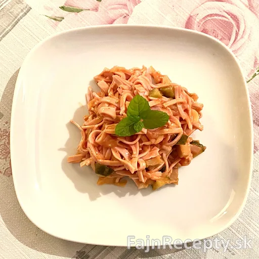 Mild salami salad