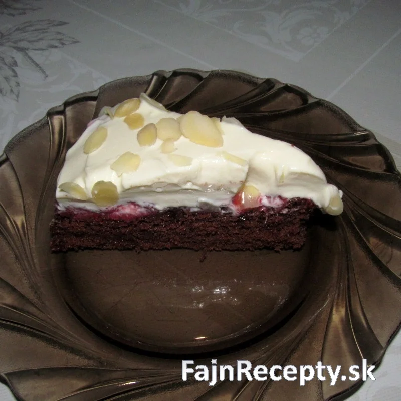 Tarta con mascarpone y fruta
