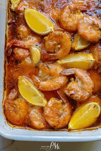 Langostinos al Ajillo con Miel y Mantequilla Tostada