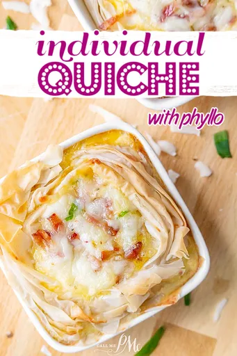 Quiche individual elegante