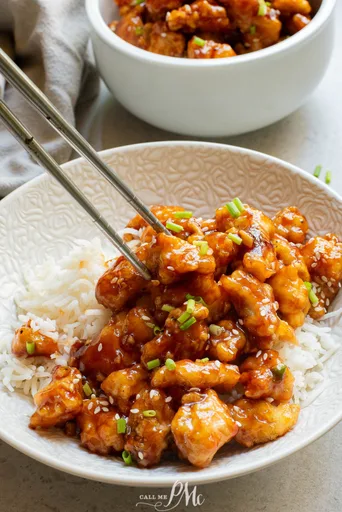 Nuggets de pollo al ajo caramelizado