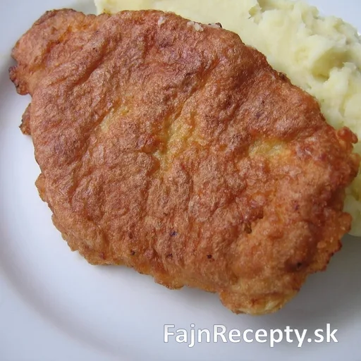 Vyprážaný rezeň z bravčového karé
